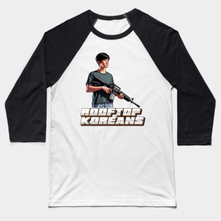 Rooftop Koreans Baseball T-Shirt